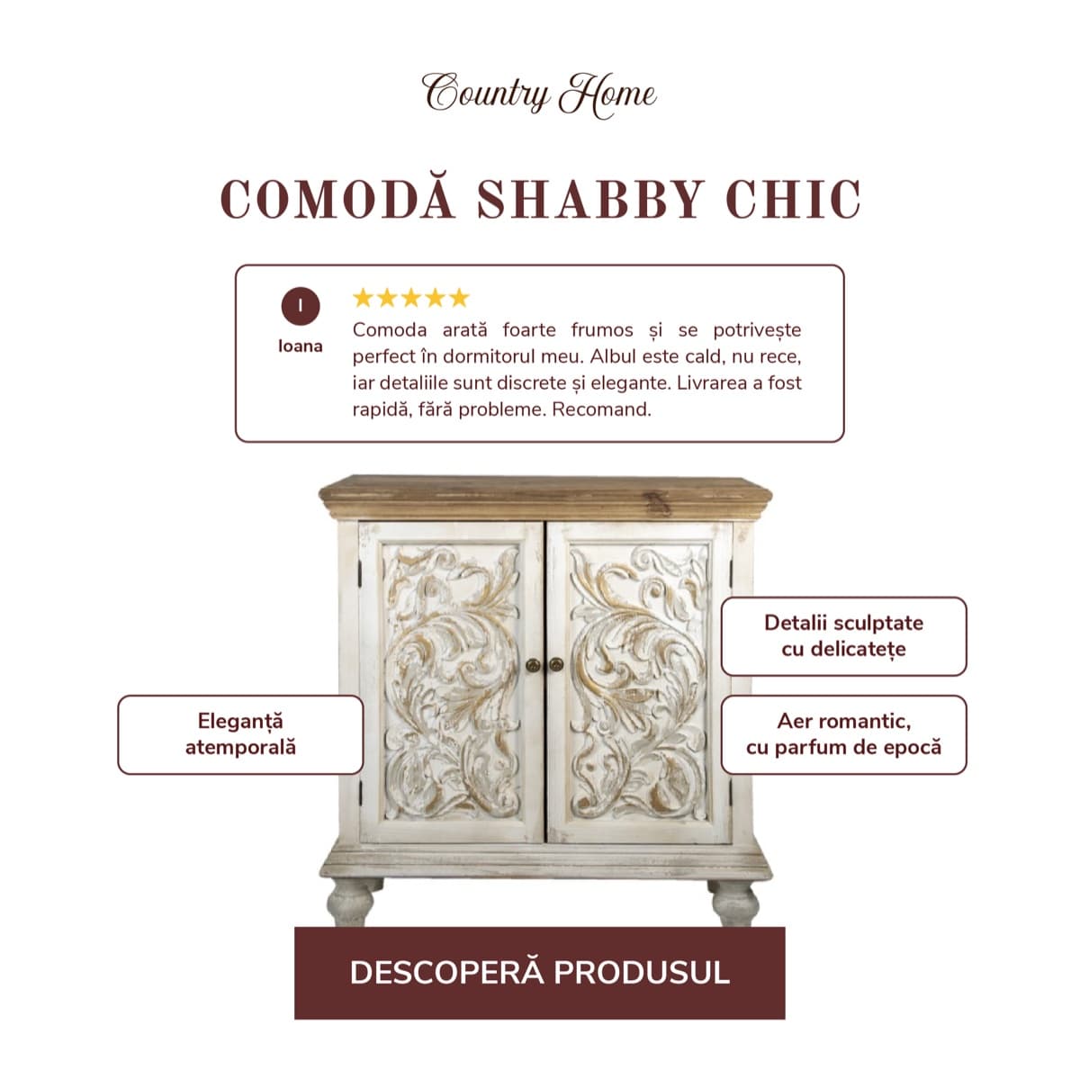 Country Home Premium Furniture performance ad creative 3 by Advirals