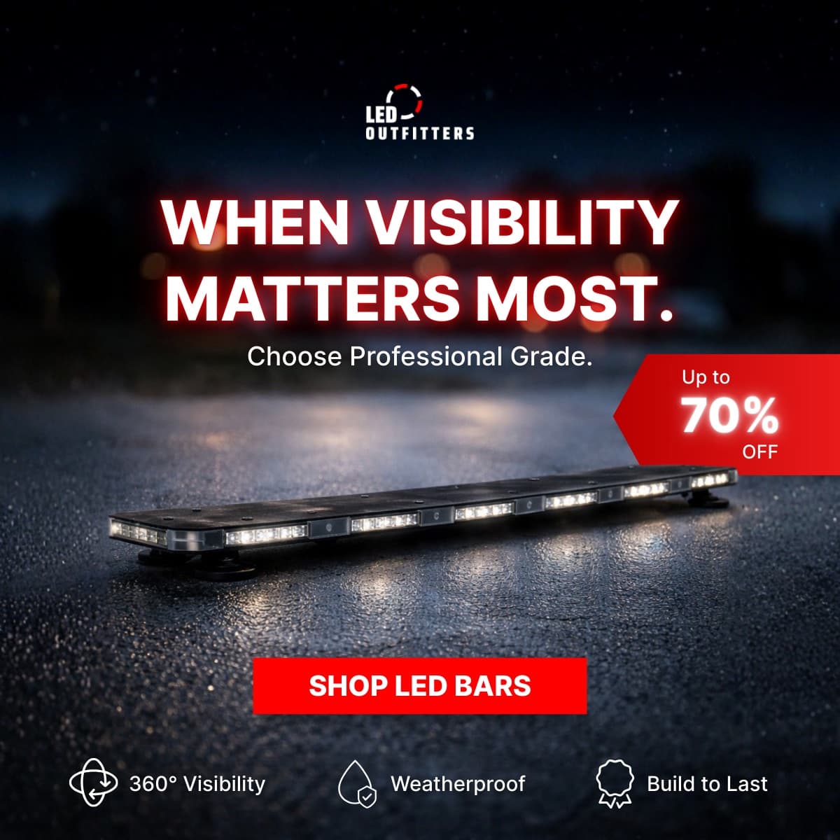 LED Outfitters Automotive performance ad creative 1 by Advirals